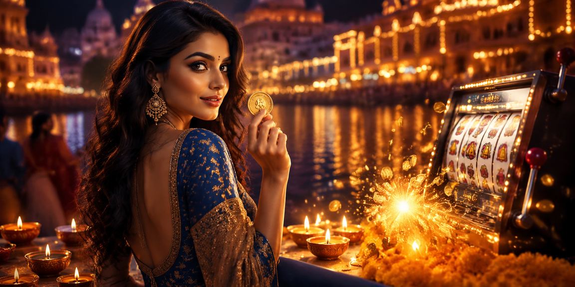 Colorful slot game on mobile device in India